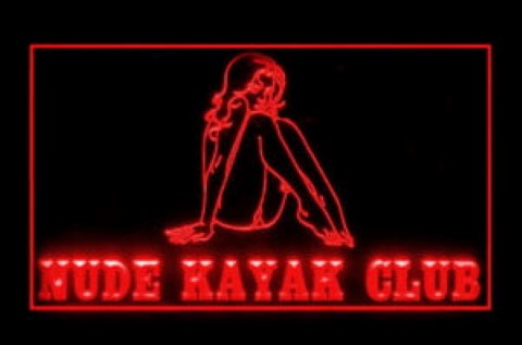 Nude Kayak Club LED Neon Sign